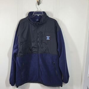 Xavier University Men's Blue Fleece Jacket